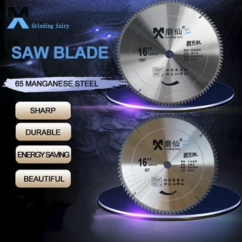 MX Kniv Uovervindelig Circular Saw Blade Træ Skære Wolfram Steel Cutting Machine 400 mm 16 tommer slibeskive, savklinge