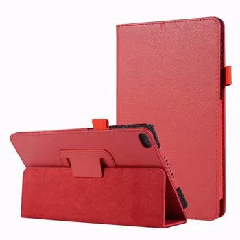 Folio Stand PU Cover Til Lenovo Fanen E8 TB-8304 E 8.0 TB8304 Litchi Folde Tablet Beskyttere Hud Tilfælde 50STK/Masse