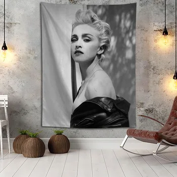 Hot Salg Brugerdefinerede Høj Kvalitet Madonna Væggen Hænger HD Landskab 3D Print, digitaltryk, boligindretning Gobelin