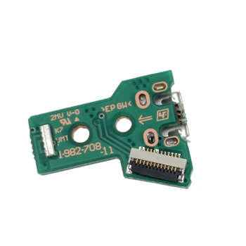 TingDong JDS-055 USB-Opladning Port til Socket Bord 12 pin-flex-bånd kabel med PCB Board micro USB Til PS4 Controller DualShock 4