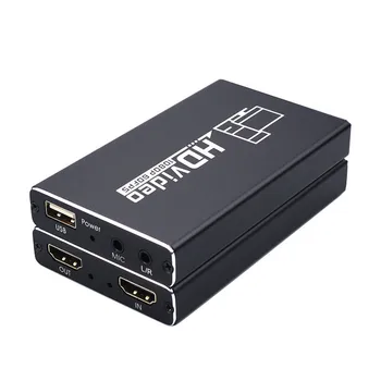4K @ 60HZ HD 1080P USB 3.0 Video Game Capture Kort Video Converter HDMI-Udgang Real-Time Streaming 60Fps Plug and Play