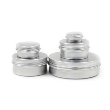 2017 Aluminium 10stk Nye Lip Balm Tomme Krukker Makeup Kosmetisk Creme Jar Pot Flaske Container 88 WH998