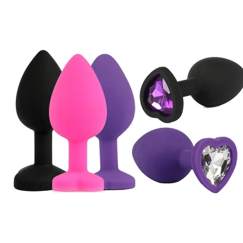 Silikone Anal Sex Legetøj Glat Anal Plugs G-spot Stimulation Orgasme Massageapparat Erotisk Sex Butt Plug Produkter til Kvinde Mand Sex Shop