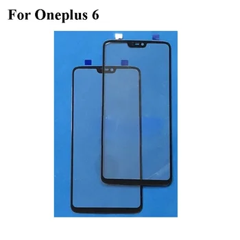 For Et plus 6 Seks Front, Ydre Glas Linse Reparation Touch Screen Ydre Glas uden Flex-kabel For Oneplus 6 oneplus6 A6000 En 6000