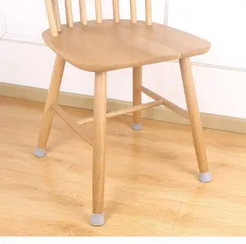 4 stykker Universal silikone bord og stol fod dække bord trædepude bordet benet protector stol beskyttelse pad afføring mute