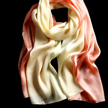DANKEYISI Mode Silke Sjaler og Tørklæder Gradient Farve, Design, hijab Høj Kvalitet Kvinder Tørklæde Luksus Mærke 180*90cm Stor størrelse