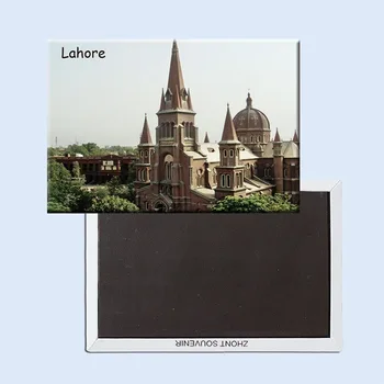 78*54mm Rejse køleskabsmagneter 21440,Sacred_Heart_Cathedral_Lahore Pakistan Turist-Magneter;verden natur turist område