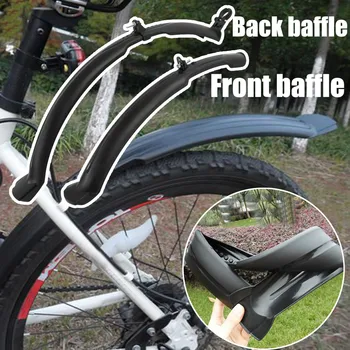 Quick Release Bike Fender Cykel Fendere 1 sæt Forreste Bagerste Plast Cykling Vinger Cykel Skærmen For Mountain Bike Tilbehør