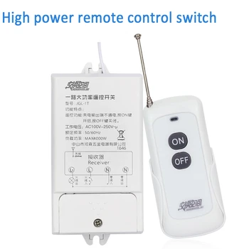 Trådløs fjernbetjening switch 220V lys enkelt pumpe 4000W high power fjernbetjening fjernbetjening