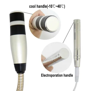 Bærbare Cryo Elektroporation Ingen Nål Mesotherapy Huden Køling Maskine Til Ansigtsbehandling Derhjemme