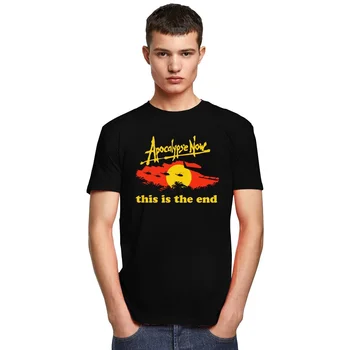 80'er Film Apocalypse Now Film Tshirt Mænd Kort Ærme Dette er Slutningen Vietnam-Krigen Congo T-shirt, Bomuld t-Shirts Tøj