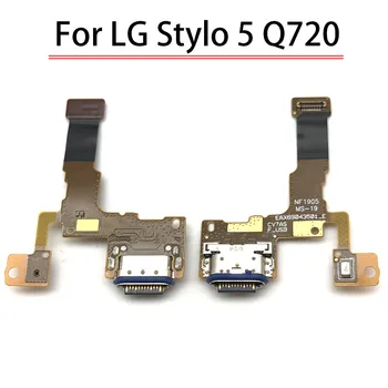 10stk/Masse, Oplader PCB Board Flex Til LG Stylo 5 Q720-USB-Port-Stik-Docken Oplader båndkabel
