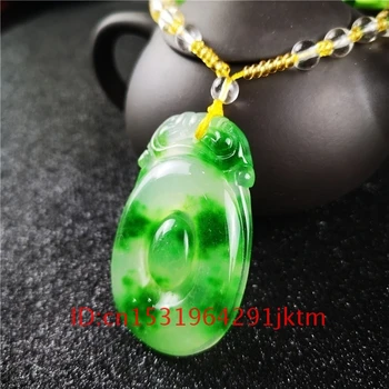 Naturlige Jadeite Kvinder Amulet Skåret Gaver Hånd Dragon Vedhæng Mode Jade Smykker Hvid Kinesisk Charme Mænd Grøn til Halskæde