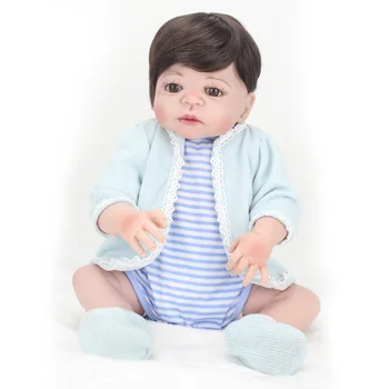 KAYDORA 55cm Reborn Baby Doll Fuld Vinyl Body Dukker Nye Mode Realistisk Babyer Legetøj til Piger & Drenge Legekammerat Gave BONECA BEBE