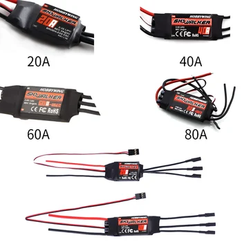 Hobbywing Skywalker 12A, 15A, 20A 30A 40A 50A 60A 80A ESC Hastighed Controller Med UBEC For RC FPV Quadcopter, RC Fly, Helikopter