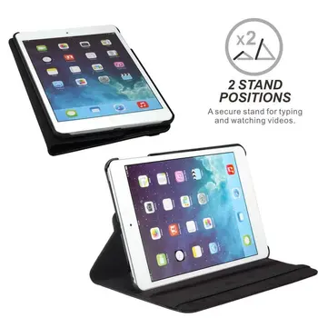 360 Grader Roterende Cover for Apple iPad 2 3 4 PU Læder taske Til iPad 2 3 4 Smart Tablet Stand Holder Tilfælde A1397 A1416 A1430