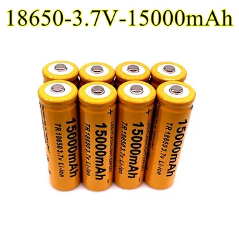 2020 nye 18650 Li-Ion batteri 15000mah genopladeligt batteri 3,7 V for LED lommelygte lommelygte eller elektroniske enheder, batteria