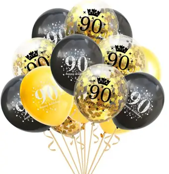 Konfetti-balloner tal, der er trykt happy birthday party dekoration gaver