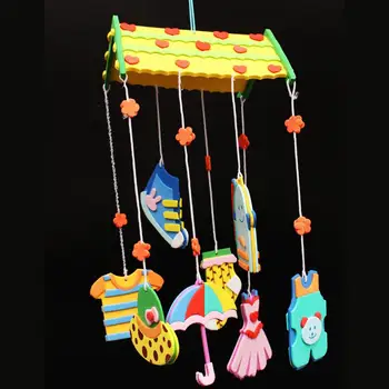 1Pc DIY Campanula Wind Chime Sæt Børn Væg Hængende Gardin Dekoration Kunst Håndværk Vedhæng Legetøj