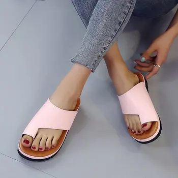Tøfler nye gummi fladskærms kvinders sko tå negle casual stor størrelse damer, sandaler fashion vilde personlighed tendens hot salg