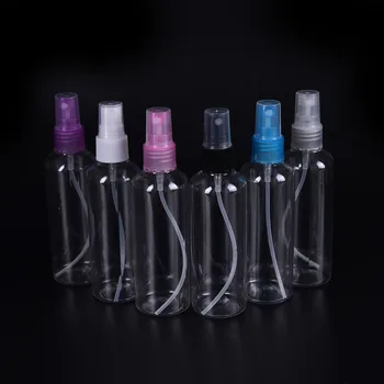 100 ML Transparent Tom sprayflaske Rejse Bærbare Plast Genpåfyldelige Flasker Væske Beholder Arrangør Tom Kosmetiske Flaske