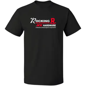 Rocking R vintage Ace Hardware T-Shirt gratis forsendelse, bomuld S-3XL Ærmer Dreng Bomuld Mænd T-Shirt, top, tee