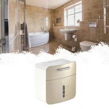 Toiletpapirholder Vandtæt Vægbeslag Til Toilet Papir I En Skuffe Rulle Papir Rør Opbevaringsboks Tissue Box Hylde