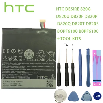 HTC Oprindelige B0PF6100 Batteri Til HTC Desire 820 820G dual sim D820U D820F D820P D820Q D820T D820S D820W D826T 826W + Værktøjer