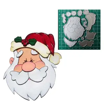 Santa Claus hoved Hat Metal Skære Dør Stencils til Scrapbooking Stempel/foto album Dekorativ Prægning DIY Papir-Kort, 40a