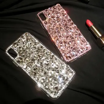 Luksus Mode Glitter Diamant Sag For Vivo S5 Nex 3 V17 Y19 IQOO Neo Y11 Y17 X27 V15 S1 Pro Bling Skinnende Søde Telefon Case Cover