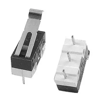 10 x R Formet Håndtag 3 Pin Momentan SPDT Mini Micro Switch Normalt Åbent Luk
