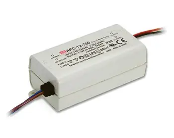 Mener det Godt APC-12-700, 12W 9~18V 700mA LED Vandtæt Driver, Enkelt Output Skift Strømforsyning