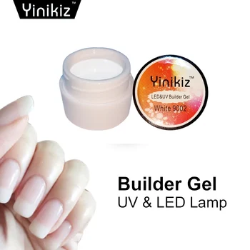 Yinikiz Tyk UV-Builder Gel Finger Udvidelse UV Gel Negle Cover Pink Camouflage Styrkelse af Falske Negle