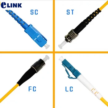 Fiber optic patchkabler, SC-SC-LC-LC-FC-FC-ST-ST Simplex Single-mode 2.0 3.0 mm optiske fibre jumper ftth patch føre IL