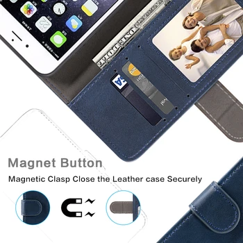 Sagen For Huawei P8 Antal Tilfælde Magnetiske Wallet Læder Cover Til Huawei P8 Antal Stå Coque Telefonen Tilfælde