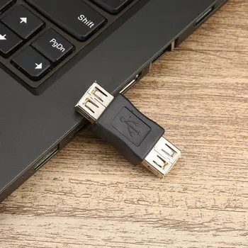 Høj Kvalitet USB 2.0 Type A Kvinde til Kvinde Kobler USB-Adapter Stik til F / F Konverter Program i Belysning Hot Salg